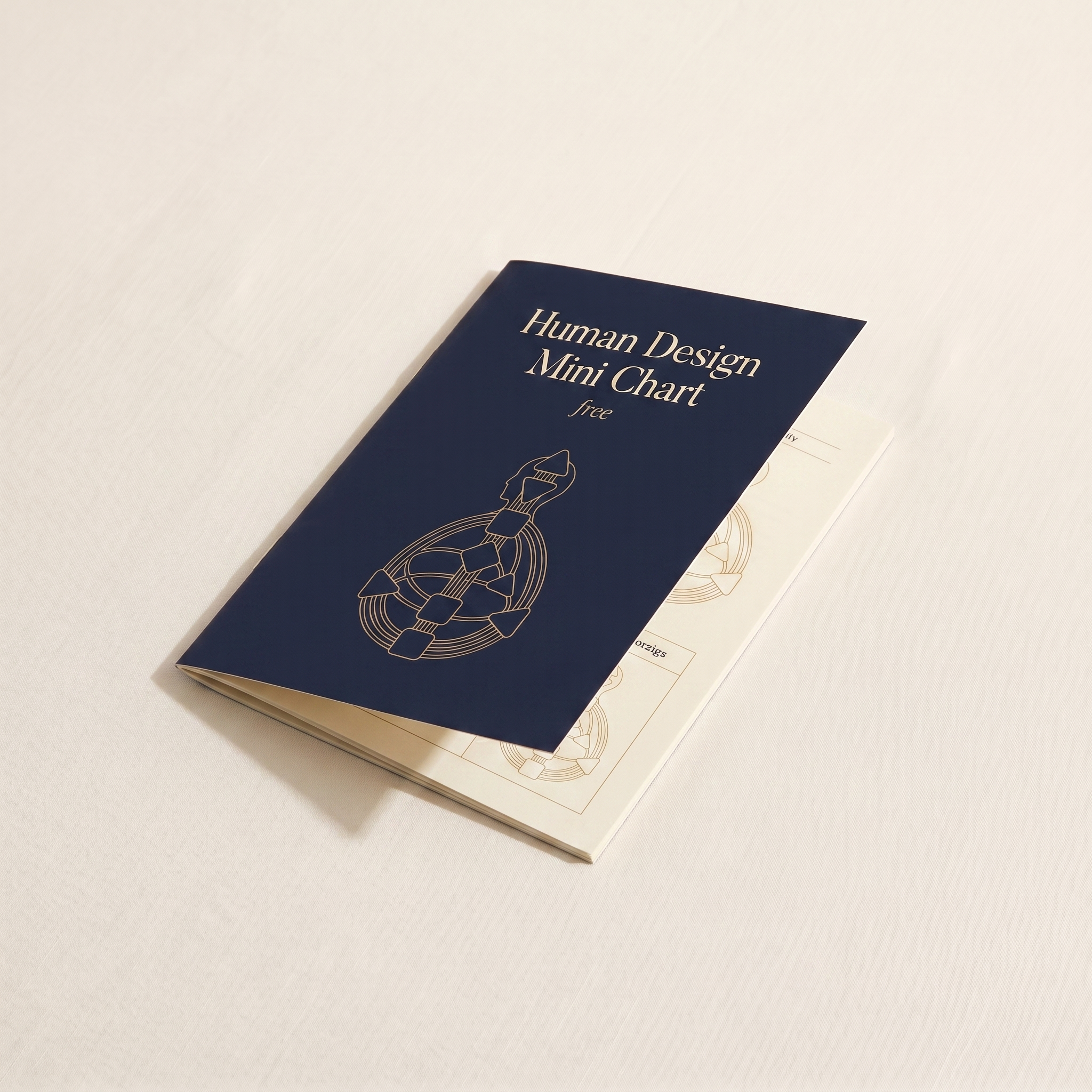 The free Human Design Mini Chart — a 3-page personalized mini reading